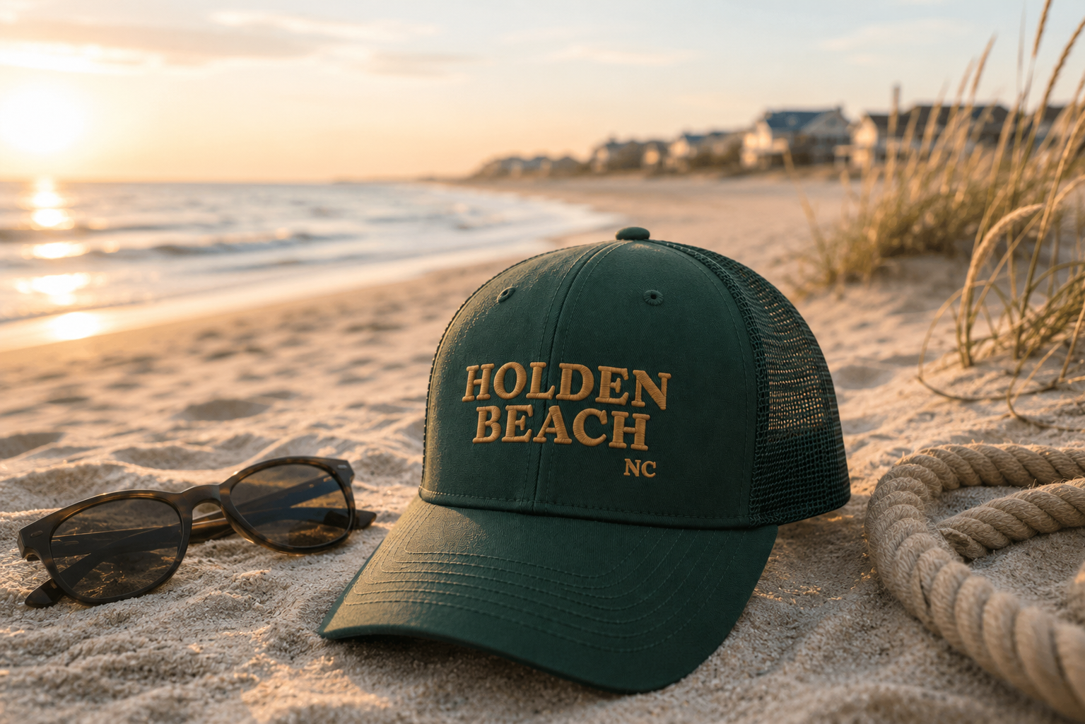 Holden Beach, NC Trucker Hat
