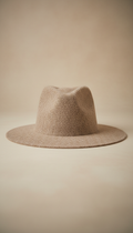 Wide-Brim Felted Wool Hat