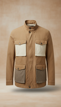 Cotton-Linen Blend Field Jacket